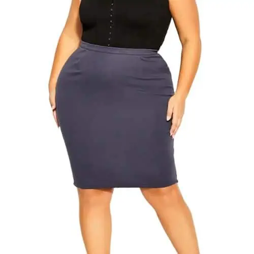 The Best Pencil Skirt for a Pear Shape Body - Lipgloss and Crayons