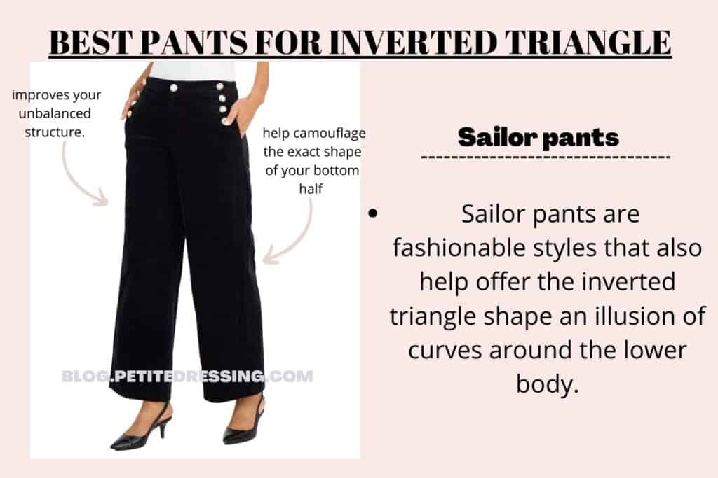 BEST PANTS FOR INVERTED TRIANGLE-Sailor pants