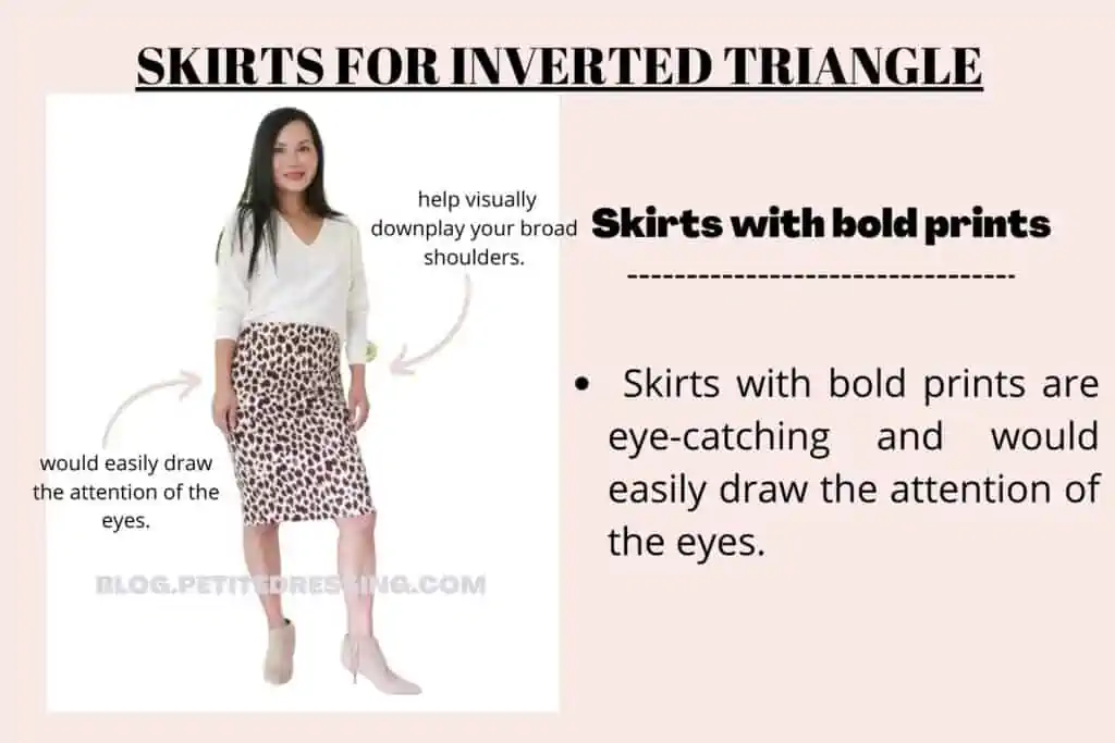 SKIRTS FOR INVERTED TRIANGLE-Skirts with bold prints