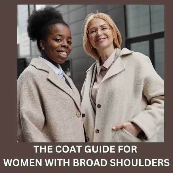 what coats look good on broad shoulders