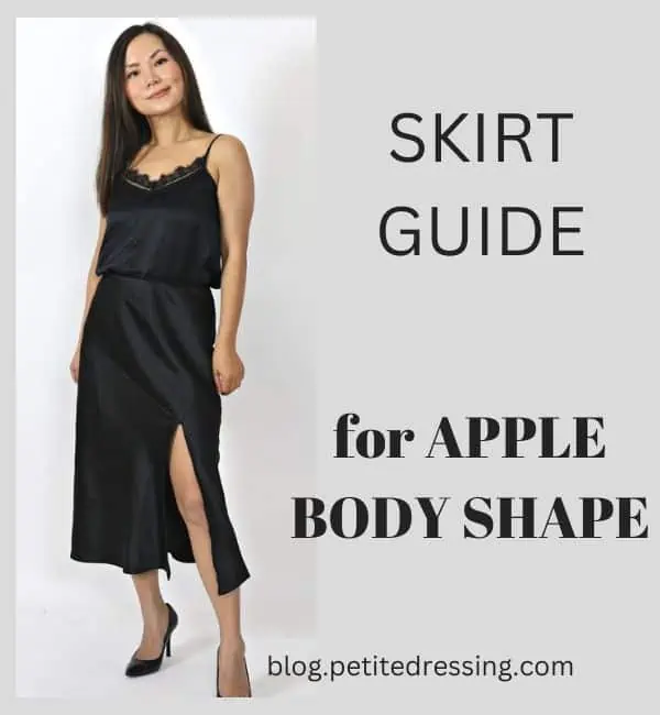 what skirts look good on apple shape