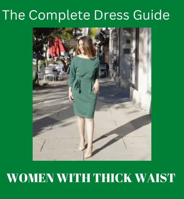 what dresses look good on a thick waist