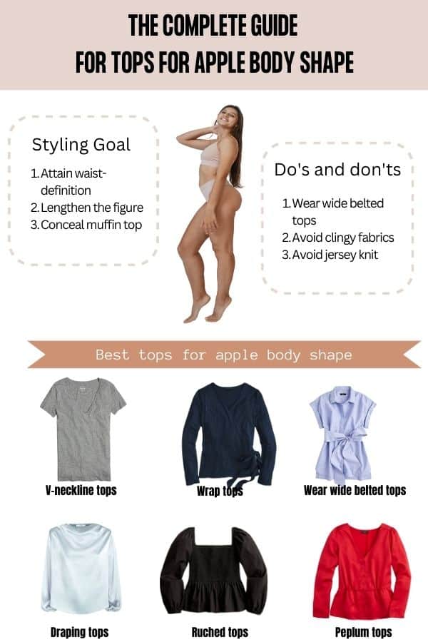 The Complete Guide for Tops for Apple Body Shape