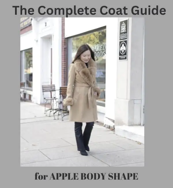 What style coats look good on apple body type