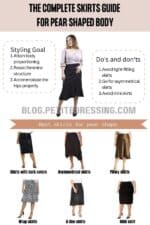 The Complete Skirt Guide for Pear Body Shape