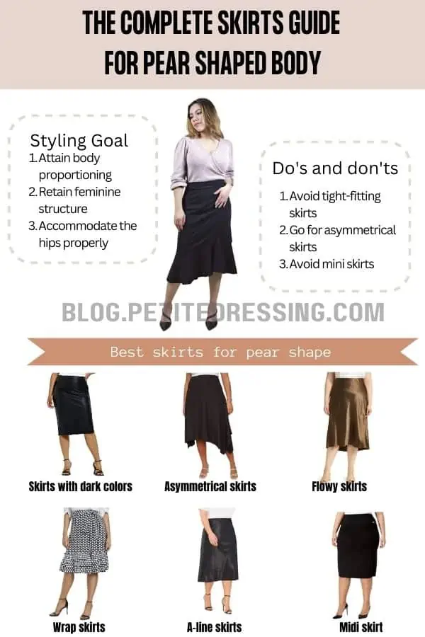 The Complete skirts Guide for Pear Shaped Body