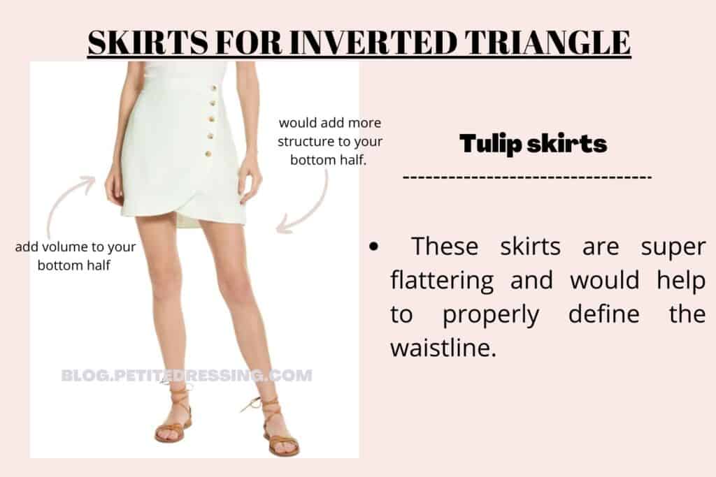 SKIRTS FOR INVERTED TRIANGLE-Tulip skirts