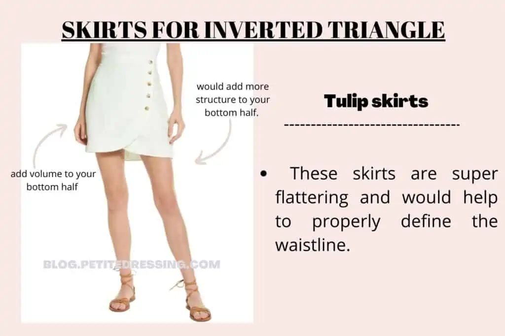 SKIRTS FOR INVERTED TRIANGLE-Tulip skirts