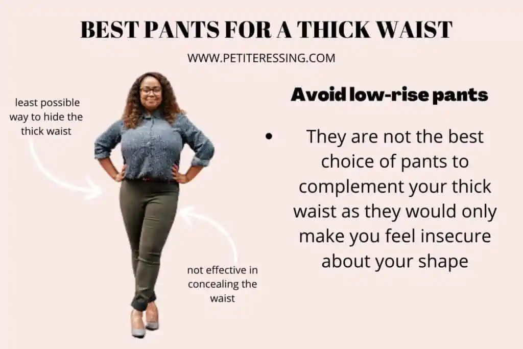 BEST PANTS FOR THICKS WAIST- AVOID LOW RISE