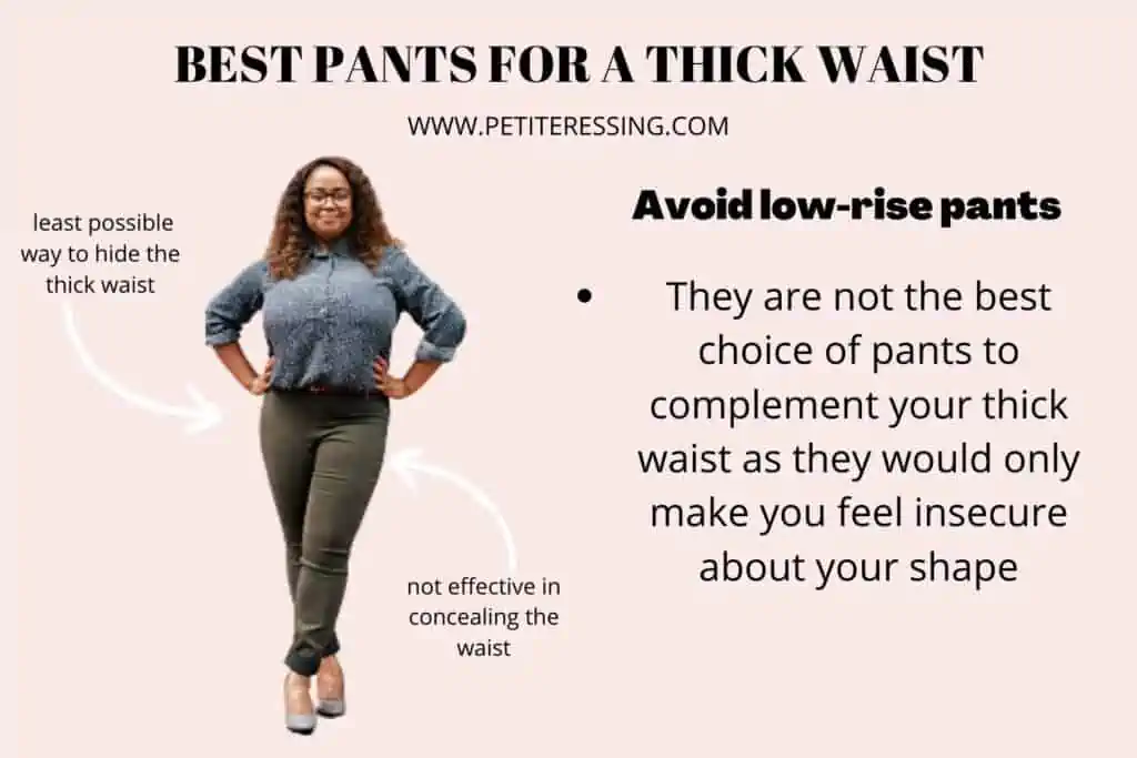 The Complete Pants Guide for Women with Thick Waist - Petite Dressing