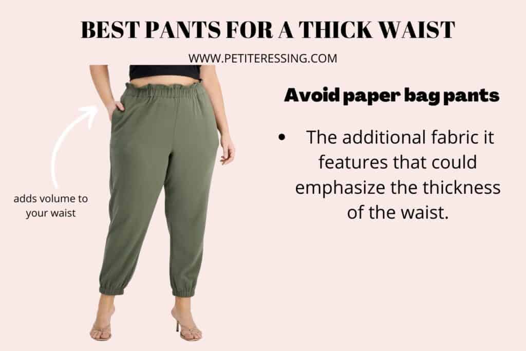 BEST PANTS FOR THICKS WAIST- paper bag pants