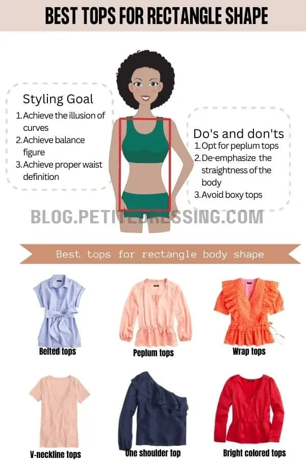 best-tops-for-rectangle-shape-petite-dressing