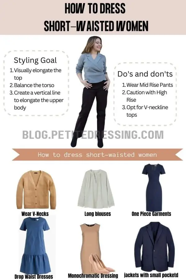 The Complete Styling Guide for Short Waisted Women - Petite Dressing