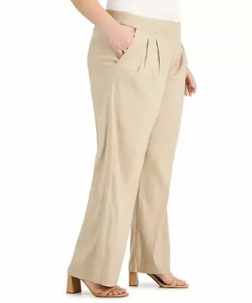 COMPREHENSIVE STYLING GUIDE FOR CURVY WOMEN-pleated pants