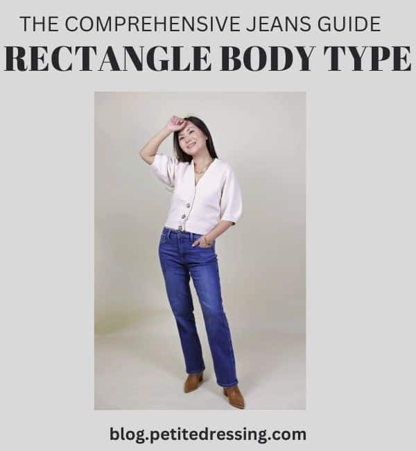 What jeans look good on rectangle shape