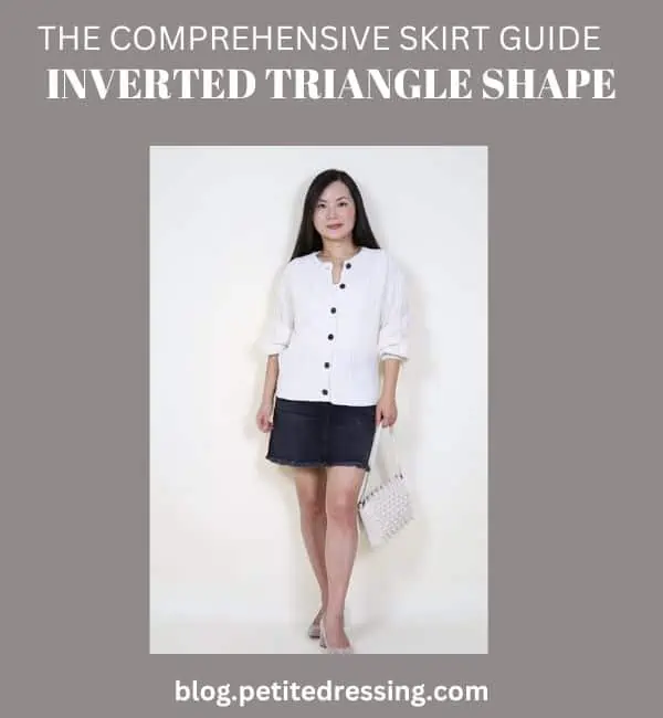 what skirts look good on inverted triangle shape