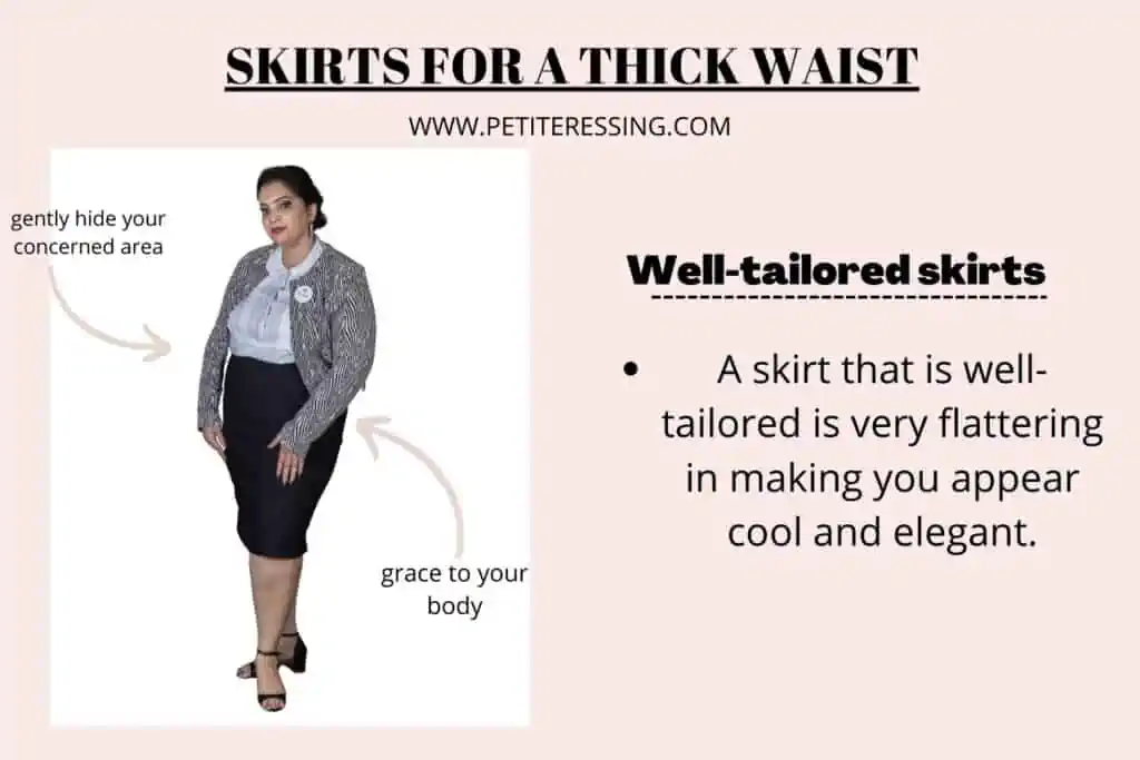 The Complete Skirt Guide for Women with a Thicker Waist - Petite