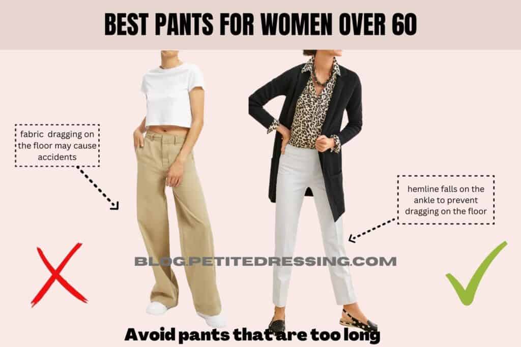 9 Avoid pants that are too long