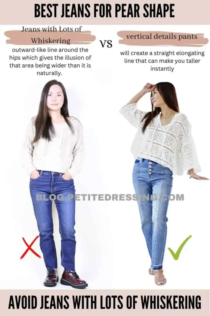 Avoid Jeans with Lots of Whiskering