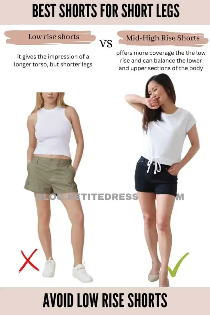 Avoid Low Rise Shorts