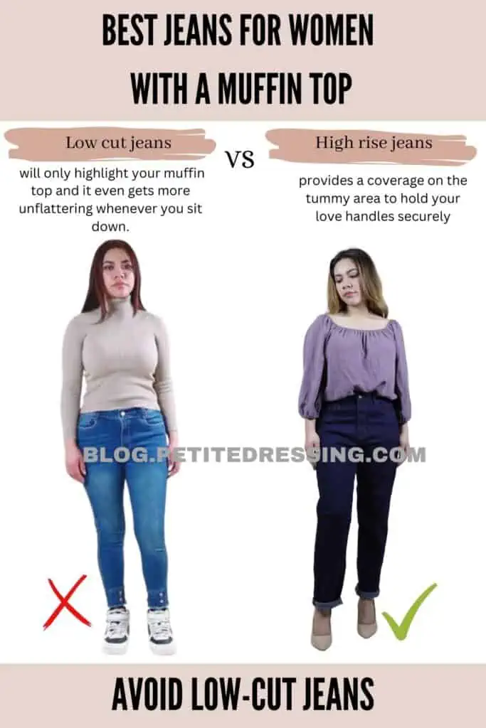 Avoid Low-cut Jeans