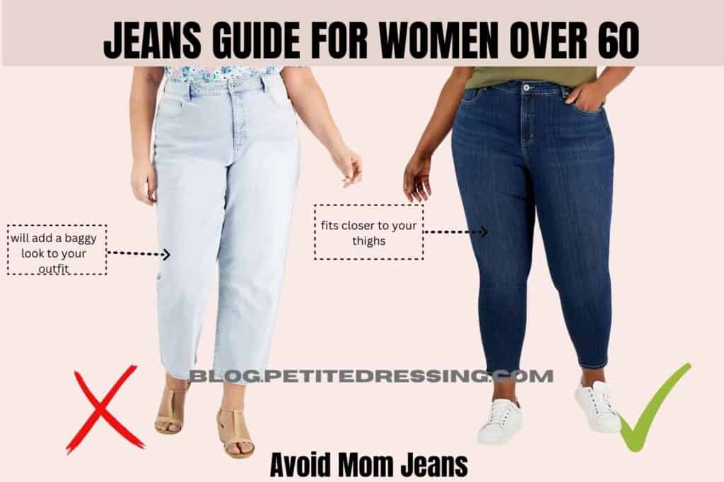 Jeans Guide for Women Over 50- Avoid Mom Jean