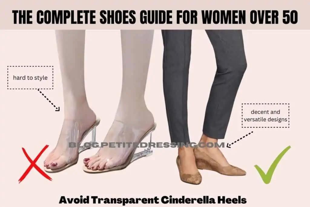 Avoid Transparent Cinderella Heels