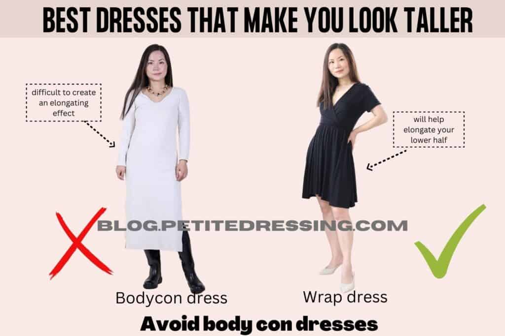 Avoid body con dresses