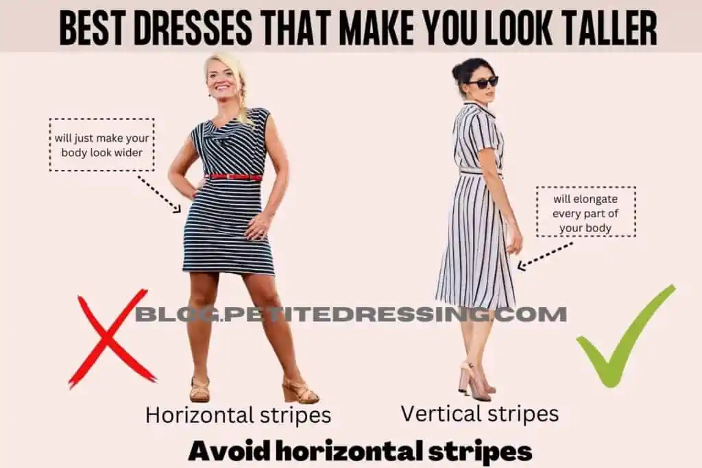 Avoid horizontal stripes