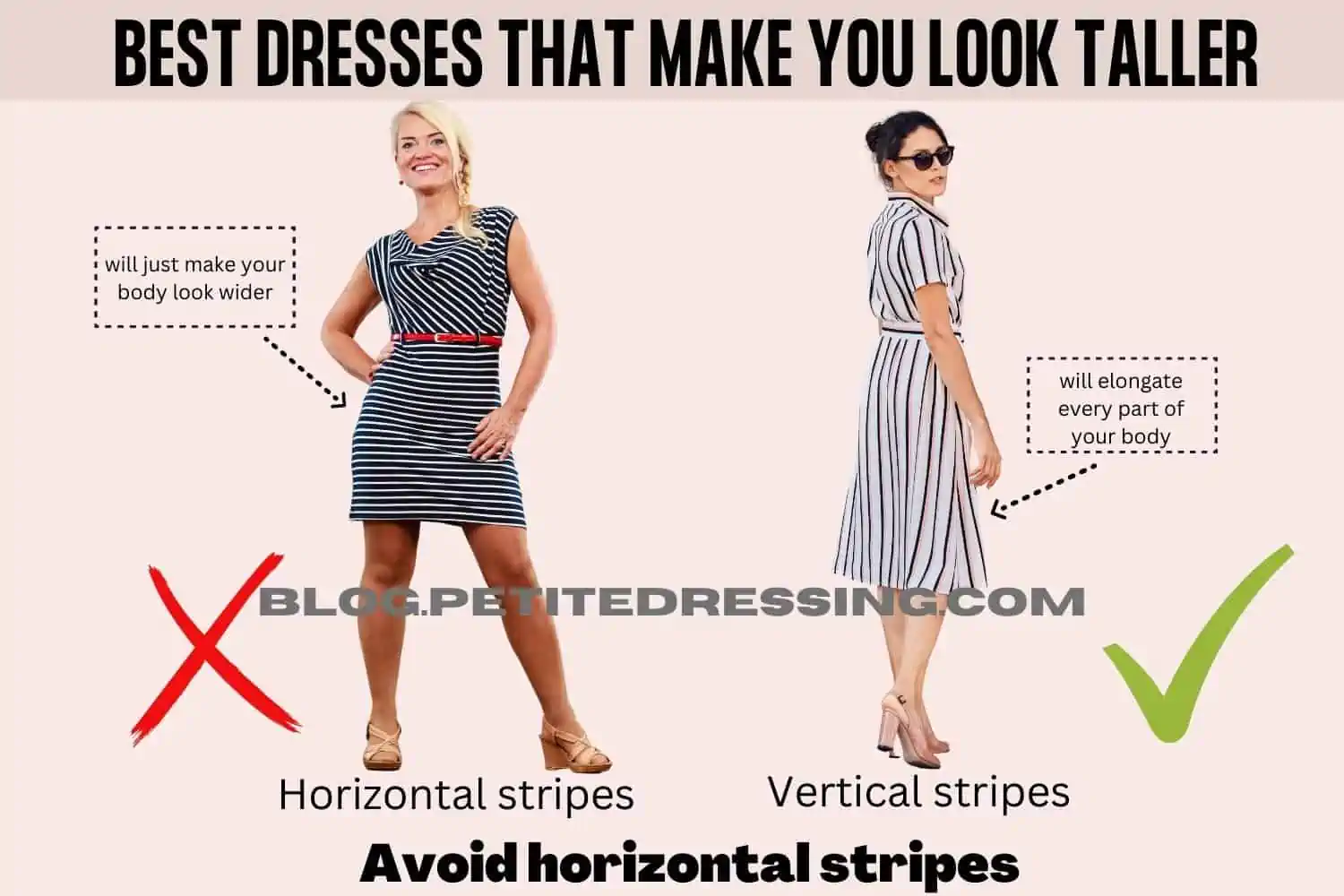 Dresses with horizontal stripes make you look 'significantly' slimmer than  plain ones, study says