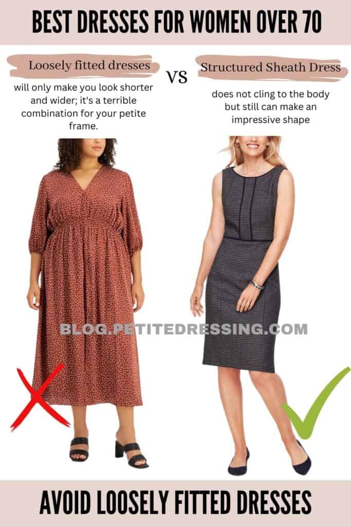 Avoid loosely fitted dresses