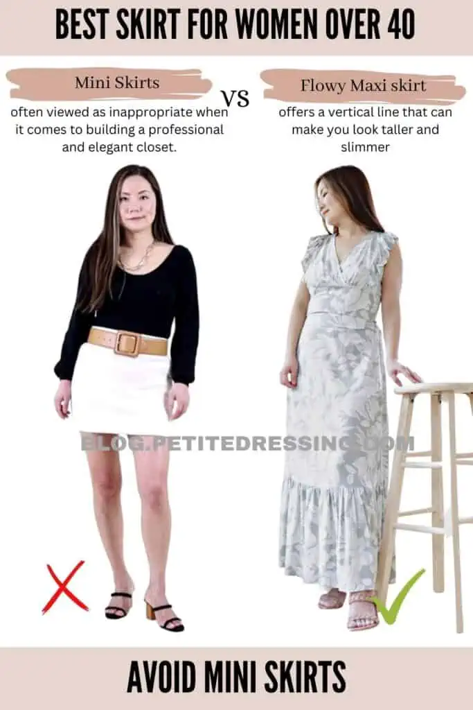 Avoid mini skirts