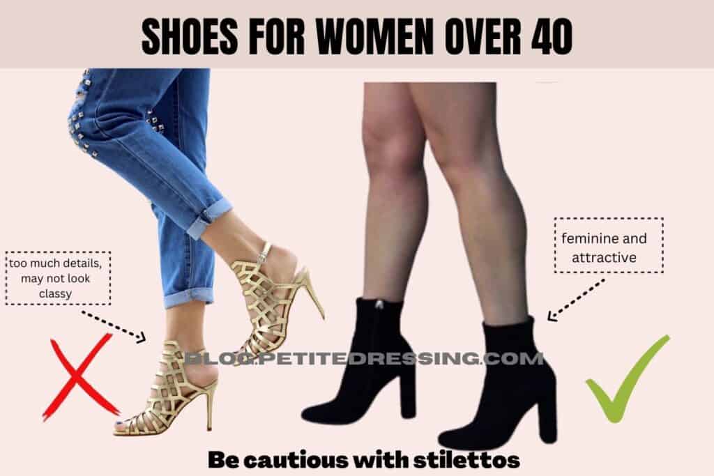 Be cautious with stilettos