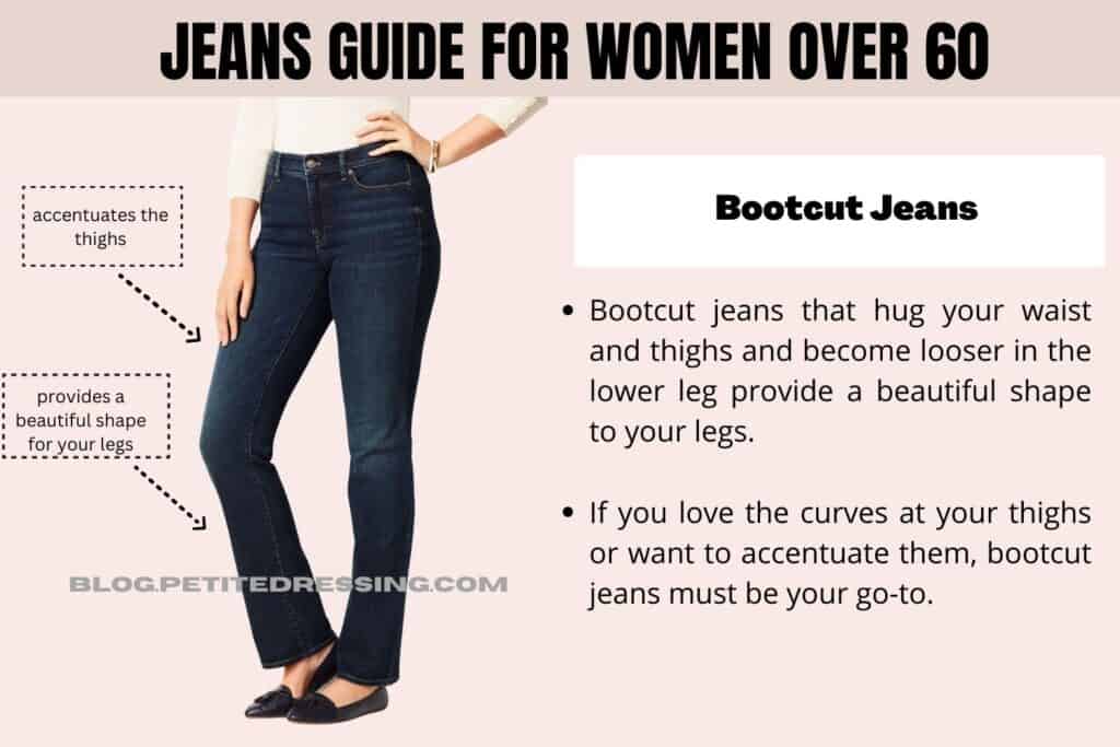Jeans Guide for Women Over 60-Bootcut Jeans