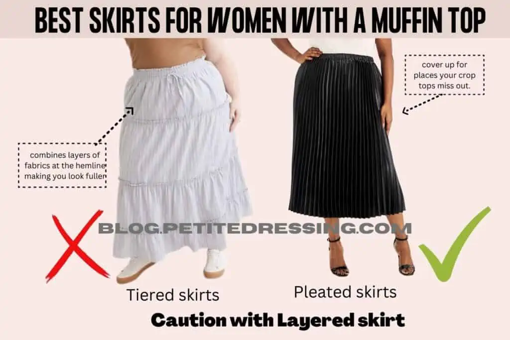 Caution with Layered skirt