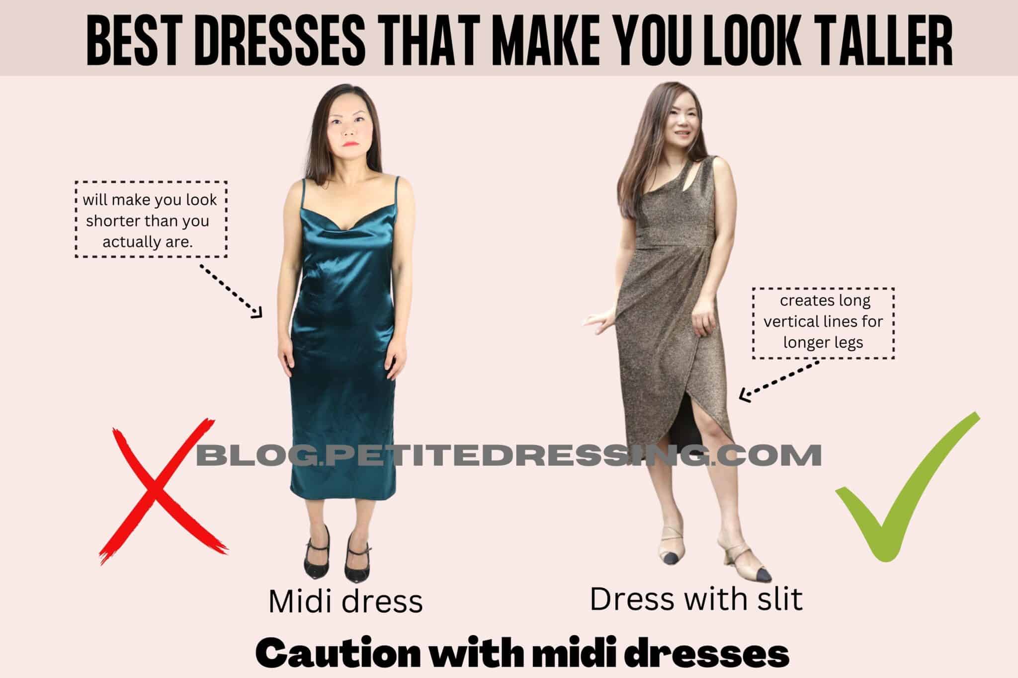 I'm 5'2", here's 11 Types of Dresses That Makes You Look Taller