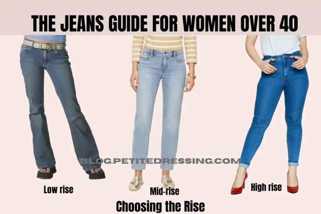 The jeans guide for women over 40-Choosing the Rise