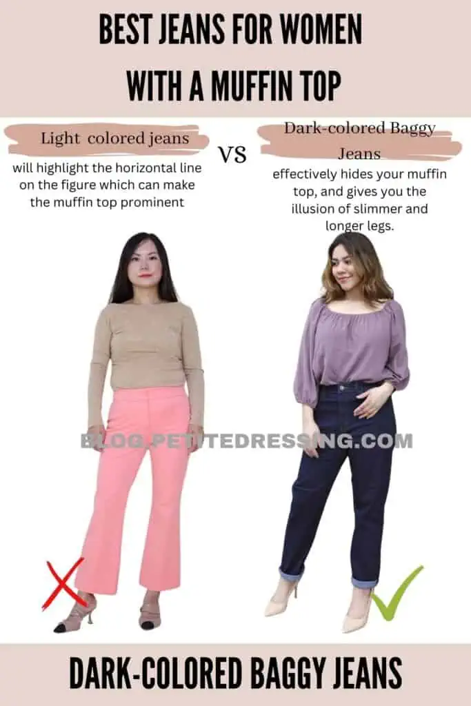 Dark-colored Baggy Jeans