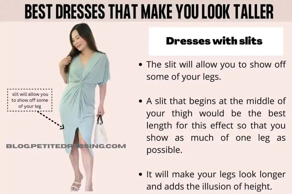Dresses with slit