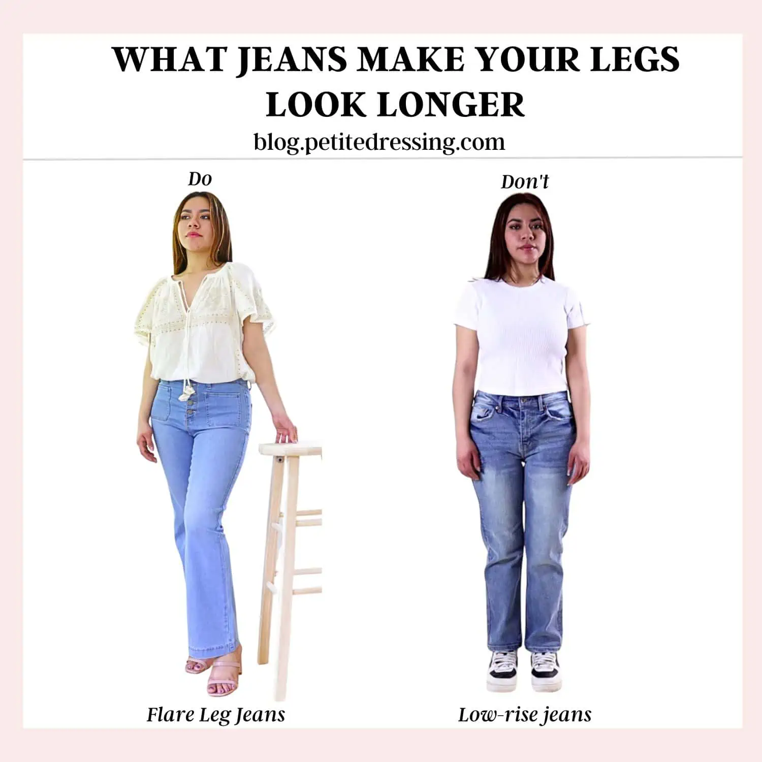 Best Jeans Styles For Petites: How To Make Your Leg Look Longer