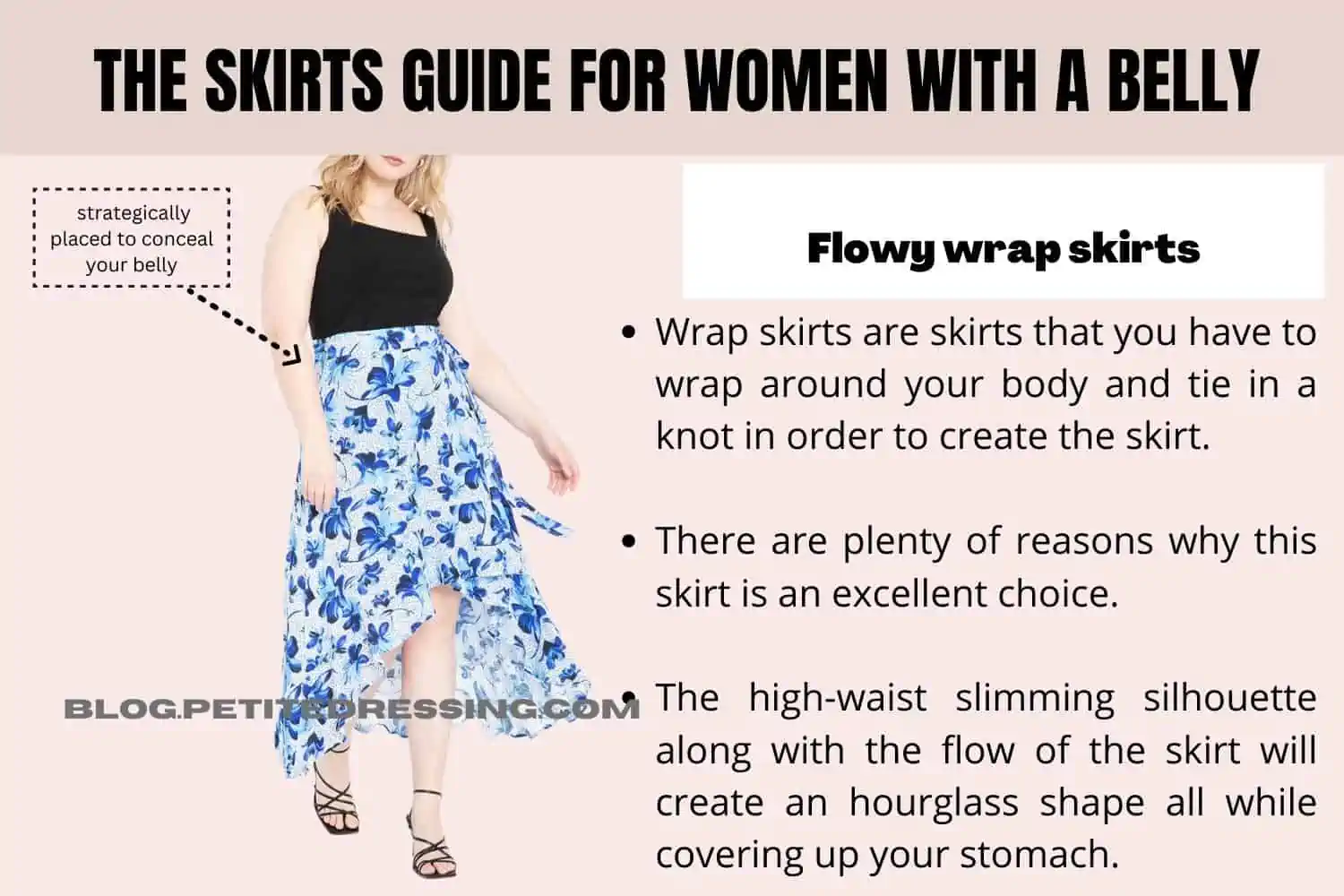 The Complete Skirt Guide for Women With a Belly - Petite Dressing