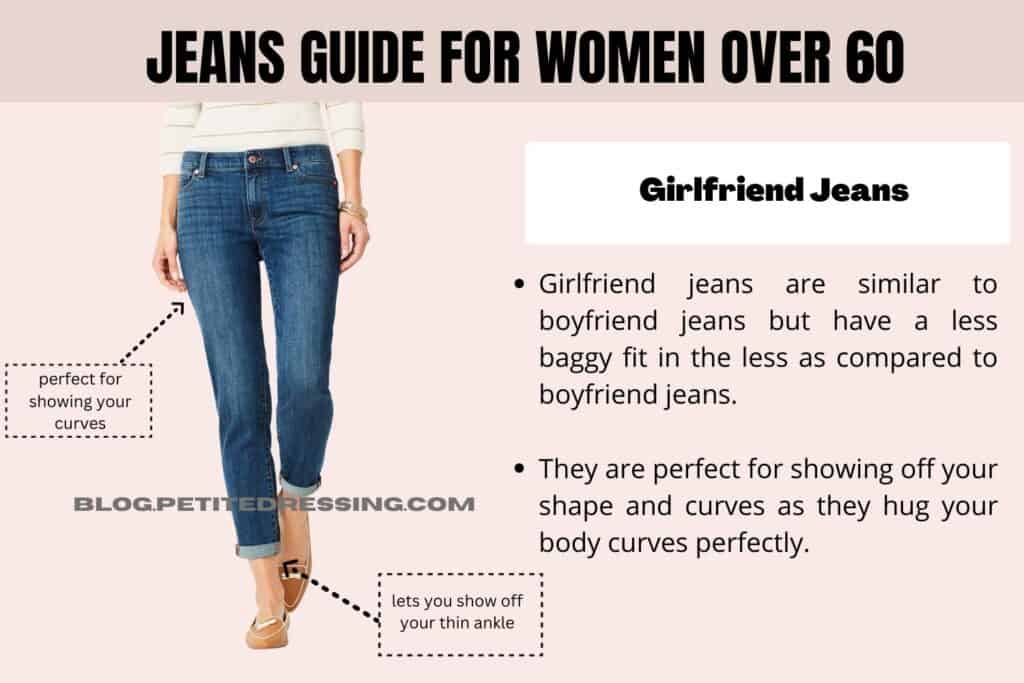 Jeans Guide for Women Over 50-Girlfriend Jeans