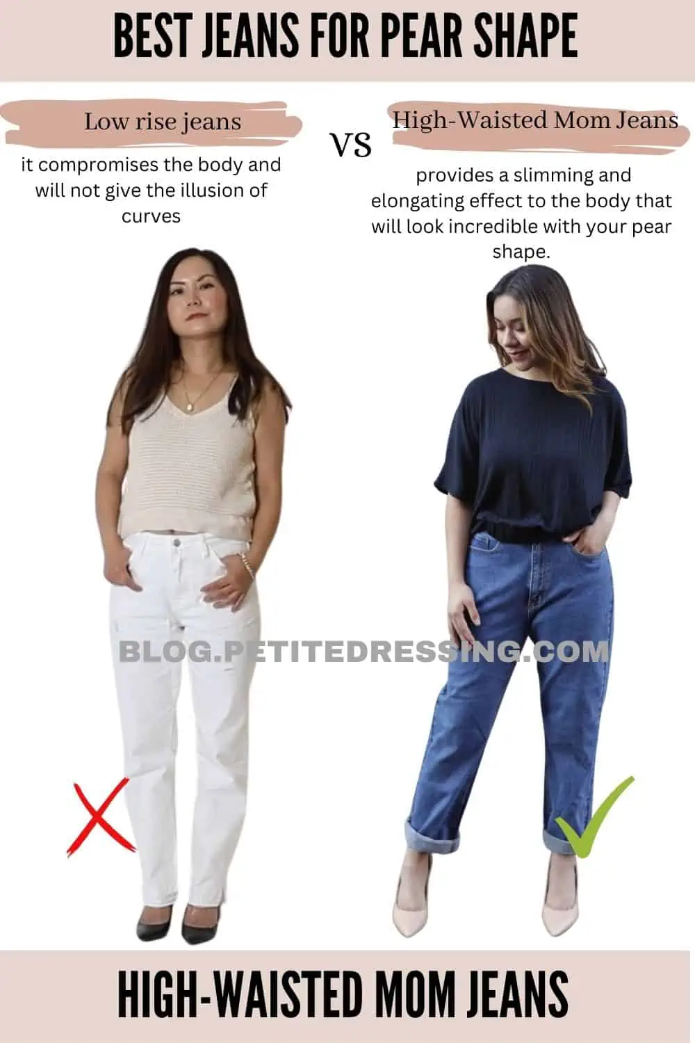 The most flattering jeans for pear body shapes in 2024