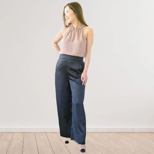 High-waisted pants