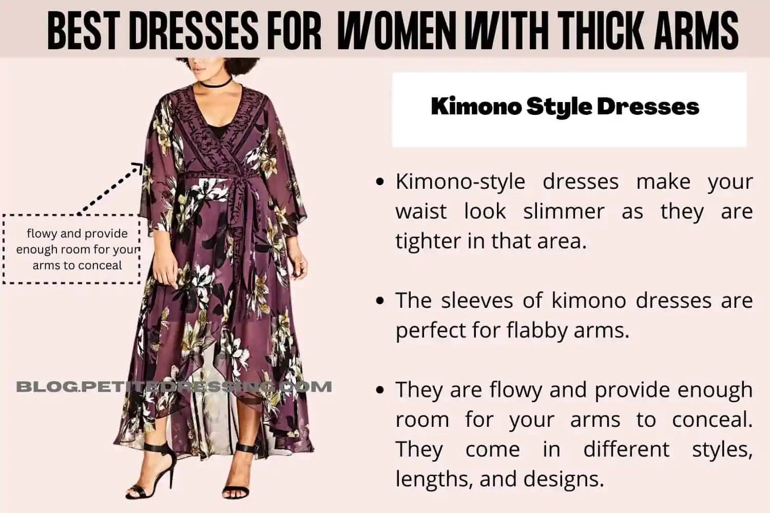 What Style Dresses Look Good On Women With Thick Arms Petite