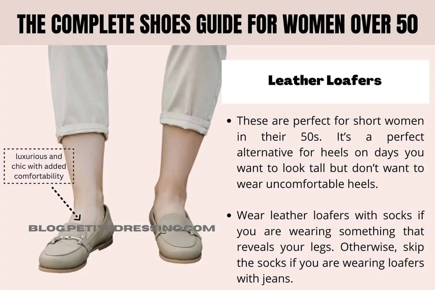 The Complete Shoes Guide For Women Over 50 - Petite Dressing