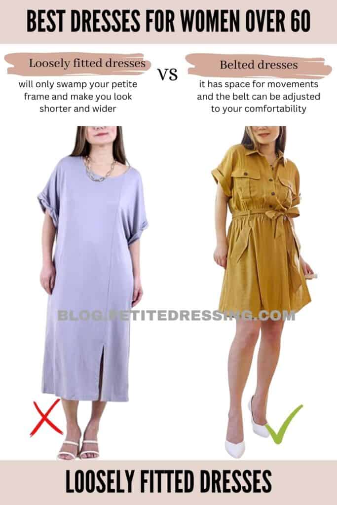 Loosely fitted dresses