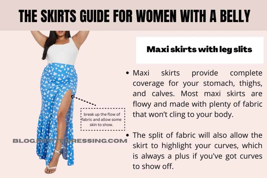 Maxi skirts with leg slits (1)