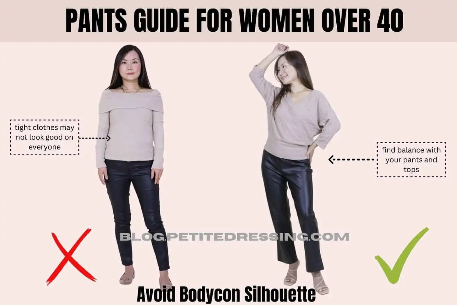 The Complete Pants Guide For Women Over 40 - Petite Dressing