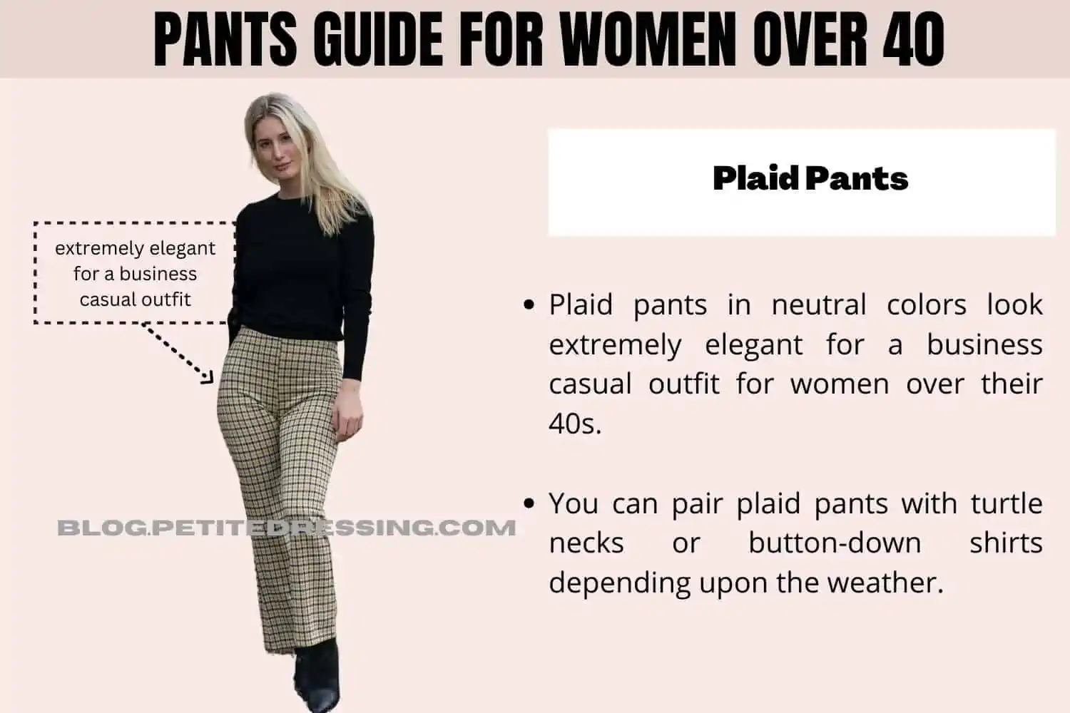 The Complete Pants Guide For Women Over 40 - Petite Dressing